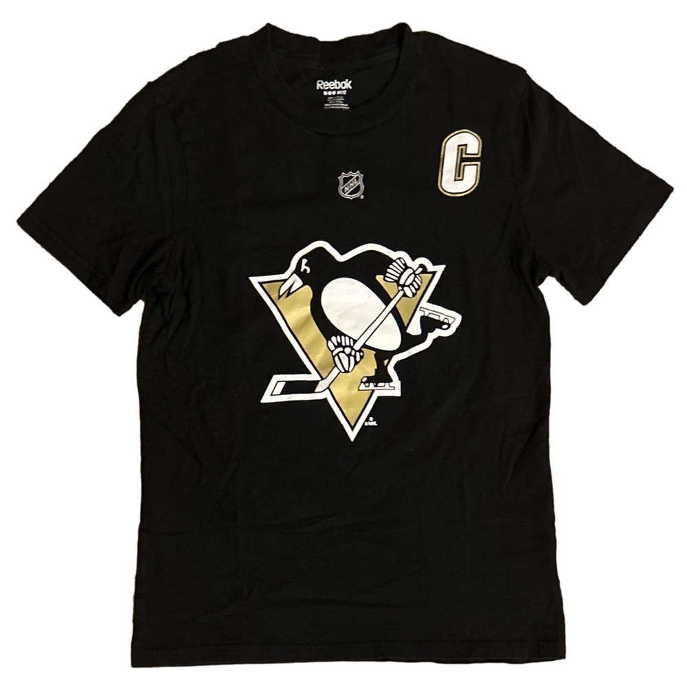 Reebok Kids Pens Jersey t-shirt M 10/12